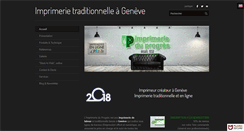 Desktop Screenshot of imprimerieduprogres.ch