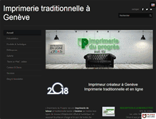 Tablet Screenshot of imprimerieduprogres.ch